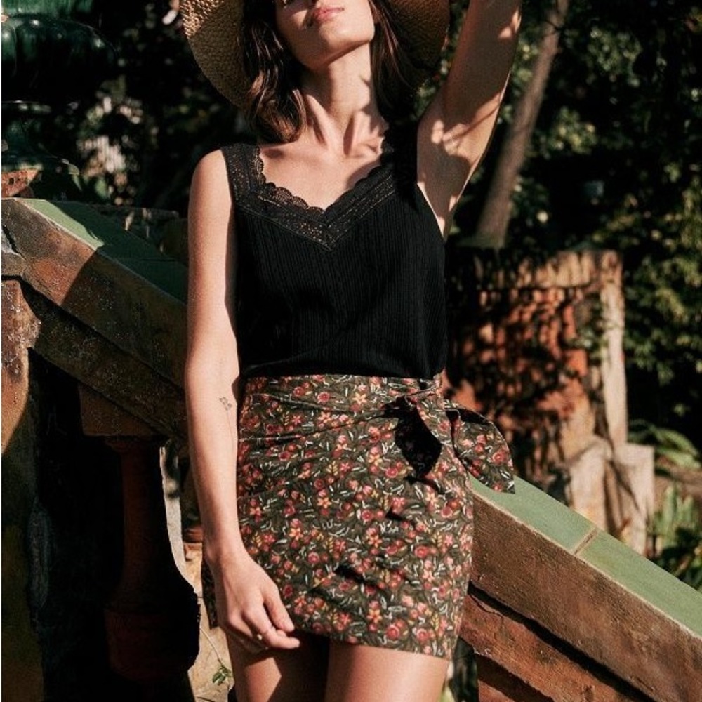 NWT Sezane Pacome Skirt FR40/ US8